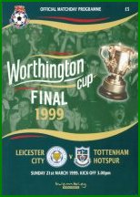 1999 LEAGUE CUP FINAL - LEICESTER CITY v TOTTENHAM HOTSPUR